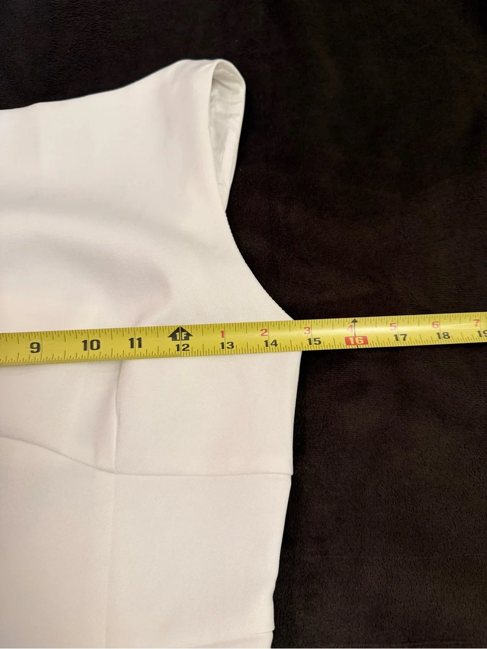 Peppermayo Lulita Mini Dress White High Neck Low Back Size US 0, XXS, New - Picture 7 of 8